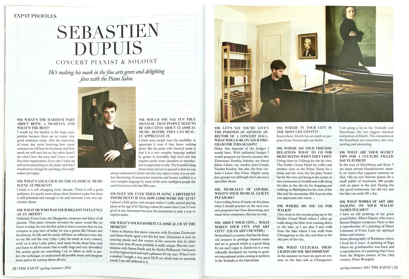 Sebastien Dupuis piano